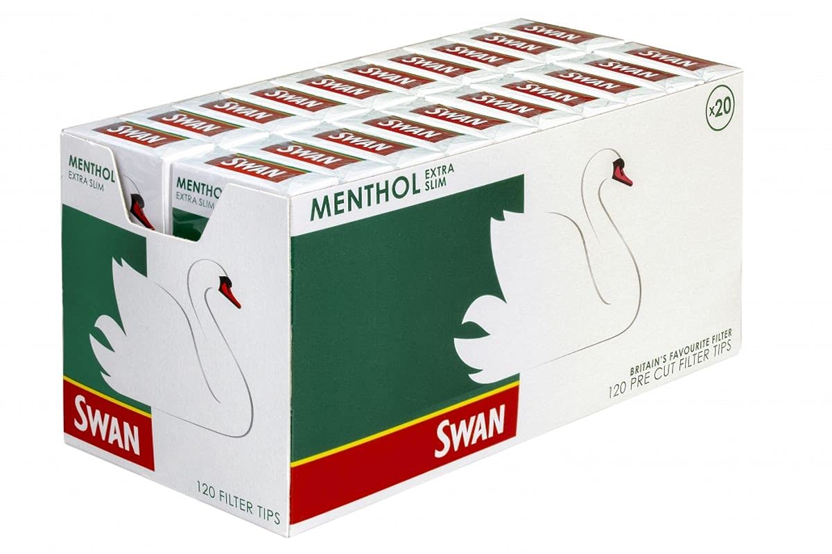 Swan Menthol Extra Slim Tips (Pack of 20)